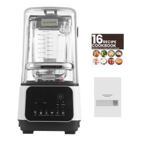 Blender, 68 oz Professional Countertop Blenders with Shield, 2200W 26000RPM Kitchen Food Processor Combo, Self-Cleaning, Speed Adjustable