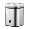 Ice Cream Maker, 2.11 Qt. Large Capacity, Electric Automatic Ice-Cream Machine, with Easy Operation & Cleaning, Stainless Steel Shell