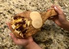 Original Olive Wood Cutting Board with Handle - Handcrafted Mediterranean Wood Charcuterie Board
