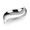 Choixe Modern Wavy Snack and Nut Bowl - Elegant Hand-Cast Recycled Aluminum Decorative Serving Dish for Dips, Candy