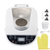 Bread Maker, 19-in-1 2LB Dough Machine, Nonstick Ceramic Pan Automatic Breadmaker with Gluten Free Setting, Whole Wheat Bread Making, Digital