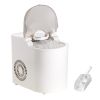 Countertop Ice Maker, 7 Cubes Ready in 6 Mins, 26 lbs per Day, Self-Cleaning Portable Machine with Ice Scoop