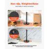 Paper Towel Holder Countertop, Stainless Steel Kitchen Paper Towel Stand with Weighted Base and Suction Cups