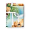 Golden Retriever Luau Apron Cooking Kitchen Server Baking Crafts Gardening for Adult Women Men, Unisex, Large, Multicolor