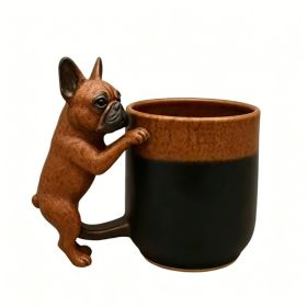 3D  Handmade Dachshund Mug, Creative 3D Animal Shape Ceramic Mug,11 Oz Unique Dog Coffee Mugs (Option: C)