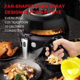 Oil Sprayer 8 oz Olive, Oil Mister Fryer, Canola Spritzer, Salad, Baking, Frying, BBQ (Color: yellow)